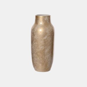 Vaso efeito GLOSSY em terracota dourado 50cm