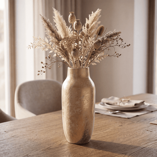 Vaso efeito GLOSSY em terracota dourado 50cm Vaso efeito GLOSSY em terracota dourado 50cm