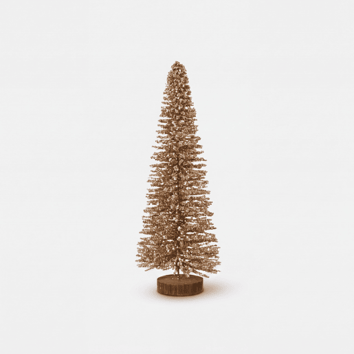 Figura ARBOL XMAS dourado 39cm Figura ARBOL XMAS dourado 39cm