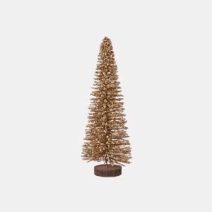 Figura ARBOL XMAS dourado 39cm
