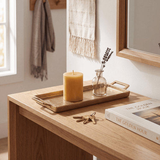 Tabuleiro LUZIO grande com pegas dourado 43cm Tabuleiro LUZIO grande com pegas dourado 43cm