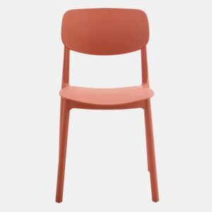 Cadeira de cozinha LAIA fixa PP vermelho