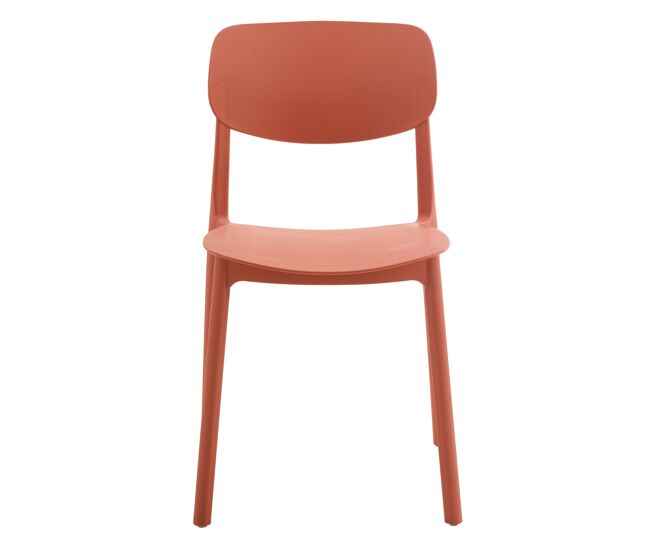 Silla de cocina laia fija pp rojo