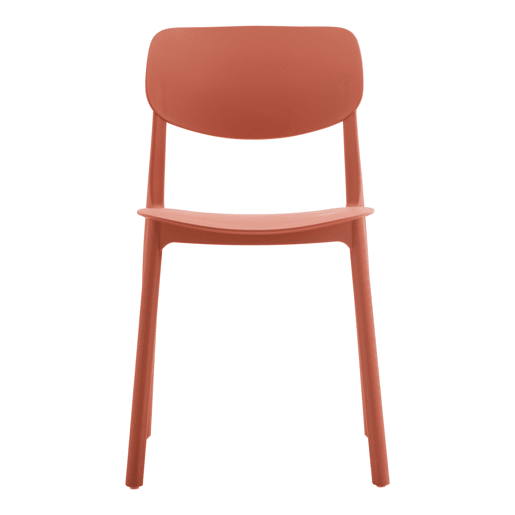 Cadeira de cozinha LAIA fixa PP vermelho