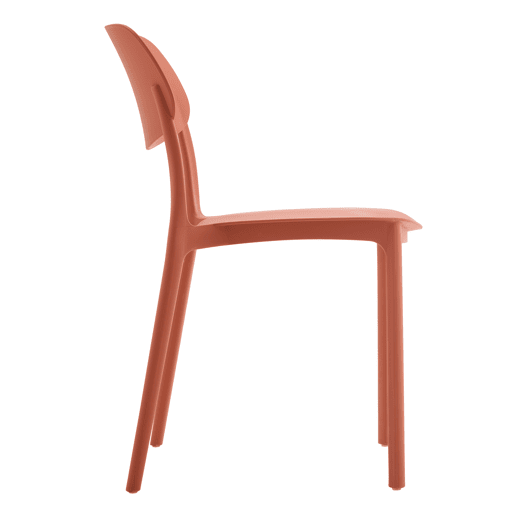 Cadeira de cozinha LAIA fixa PP vermelho