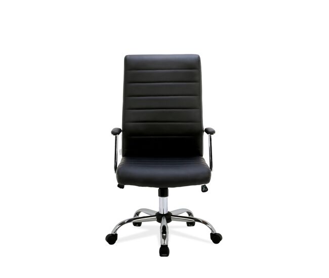 Silla de oficina modelo lara acabado negro color negro