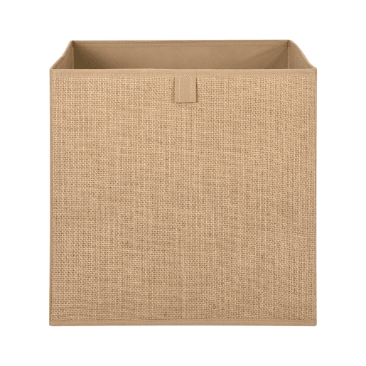 Cesta de arrumação YUTE 31x31x31cm bege Cesta de arrumação YUTE 31x31x31cm bege
