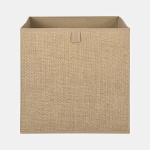 Cesta de arrumação YUTE 31x31x31cm bege