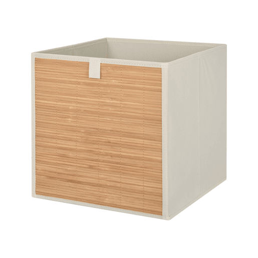 Cesta de arrumação BAMBÚ 31x31x31cm bege Cesta de arrumação BAMBÚ 31x31x31cm bege