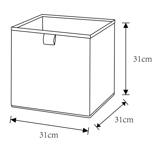 Cesta de arrumação BAMBÚ 31x31x31cm bege Cesta de arrumação BAMBÚ 31x31x31cm bege