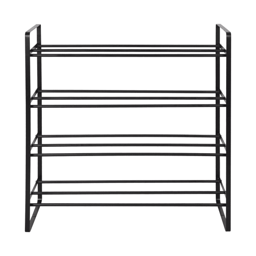 Sapateira metálica PAUL 64x64,5x25cm cor preto