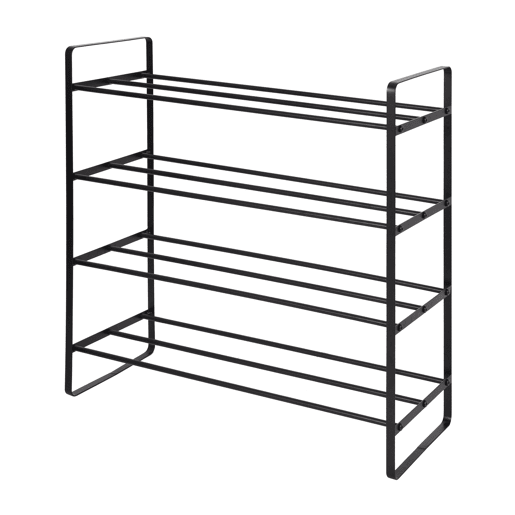 Sapateira metálica PAUL 64x64,5x25cm cor preto Sapateira metálica PAUL 64x64,5x25cm cor preto