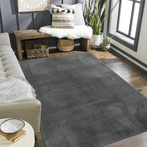 Tapete HARMONY 60x120cm cor cinza Tapete HARMONY 60x120cm cor cinza