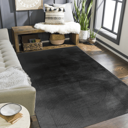 Tapete HARMONY 60x120cm cor preto Tapete HARMONY 60x120cm cor preto