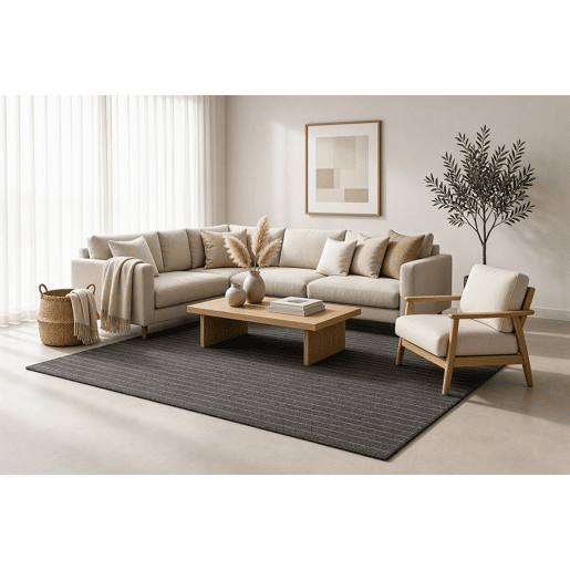 Tapete VIERA 60x120cm cor cinza Tapete VIERA 60x120cm cor cinza