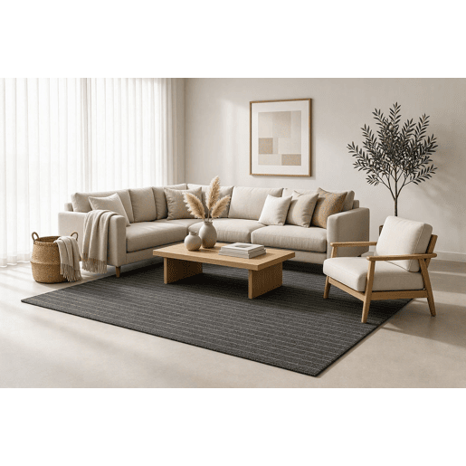 Tapete VIERA 160x230cm cor cinza