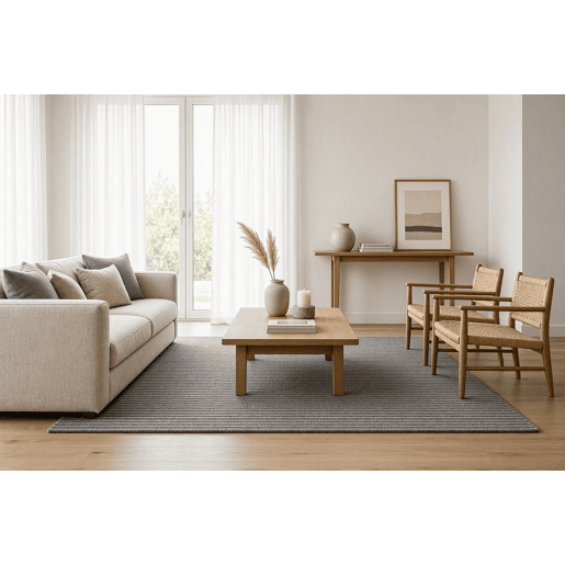 Tapete VIERA STRIPE 60x120cm cor cinza Tapete VIERA STRIPE 60x120cm cor cinza
