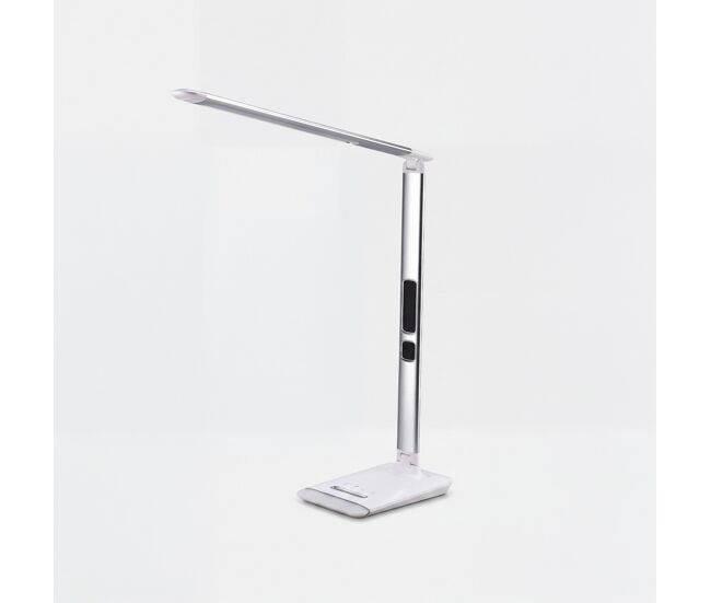 Lámpara de escritorio lumina pro led 12w 1270 lm gris - conforama