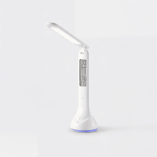 Candeeiro de secretária CHRONOS TWIN tátil LED 5W RGB branco