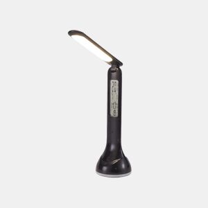 Candeeiro de secretária CHRONOS TWIN tátil LED 5W RGB preto