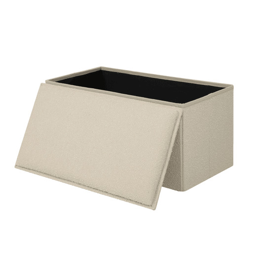 Arca OSLO tampa de madeira 38x76x38cm branco