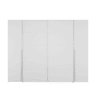 Roupeiro SAND 2 portas de abrir e 2 portas de correr 270cm branco