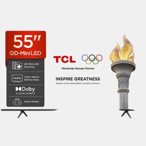 TV 55 polegadas TCL 55P8L Smart QD Mini UHD