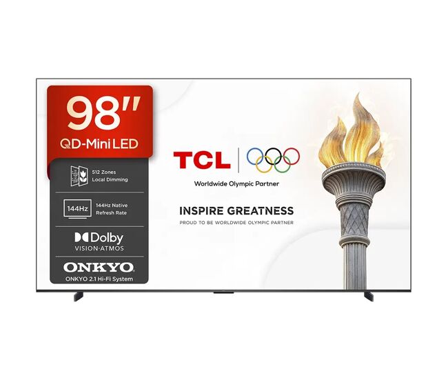 Tv 98 pulgadas tcl 98p8l smart qd mini uhd