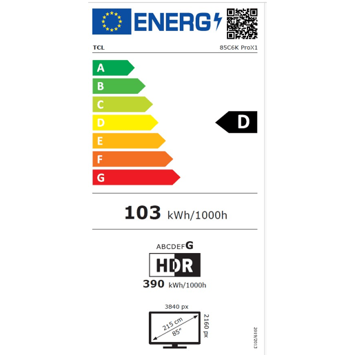 TV 85 polegadas TCL 85C6K Smart QD Mini UHD TV 85 polegadas TCL 85C6K Smart QD Mini UHD