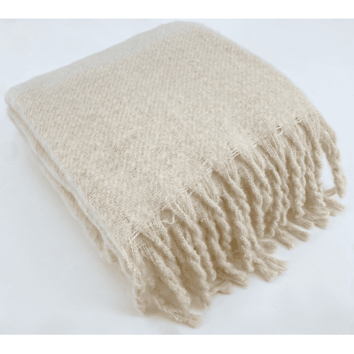 Manta PREMIUM 160x220cm cor marfim