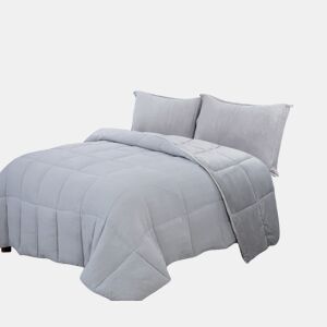 Edredão MONTBLANC cama de 90cm cor prateado