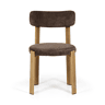 Conjunto de 2 cadeiras SERENA cor castanho