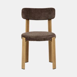 Conjunto de 2 cadeiras SERENA cor castanho