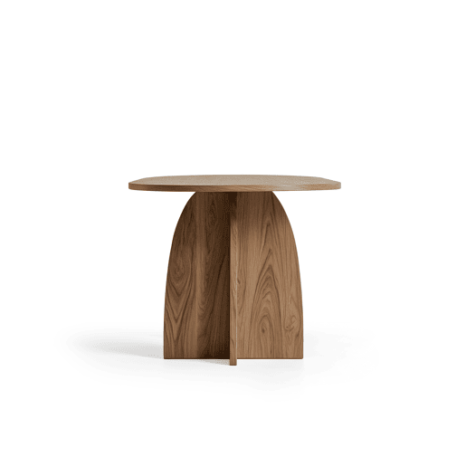 Mesa de jantar ORBIT oval cor carvalho
