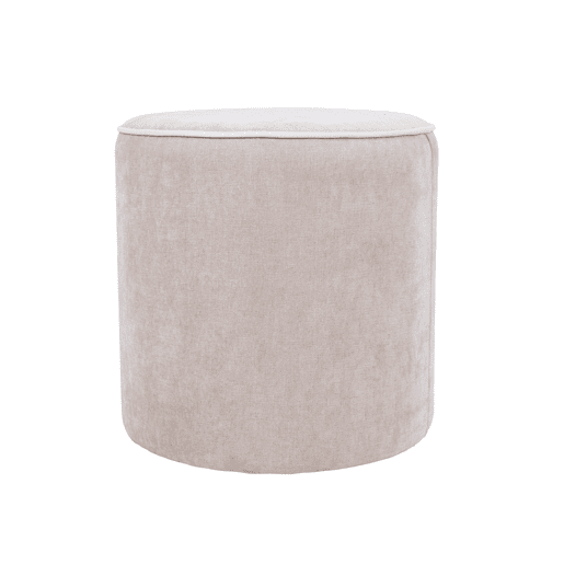 Puff CLASSIC cilíndrico 40x40cm bege