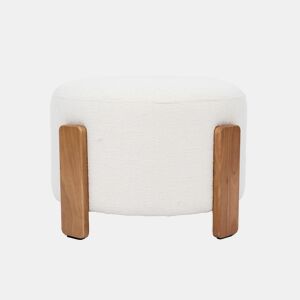 Puff FALCO II 50x36cm cor branco