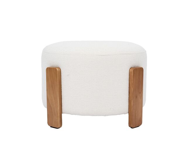 Puff falco ii 50x36cm color blanco