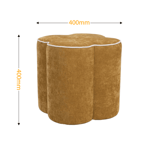 Puff LIBERTY 40x40x40cm mostarda