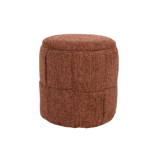 Puff BEAUTY com arrumação 40x38cm castanho Puff BEAUTY com arrumação 40x38cm castanho