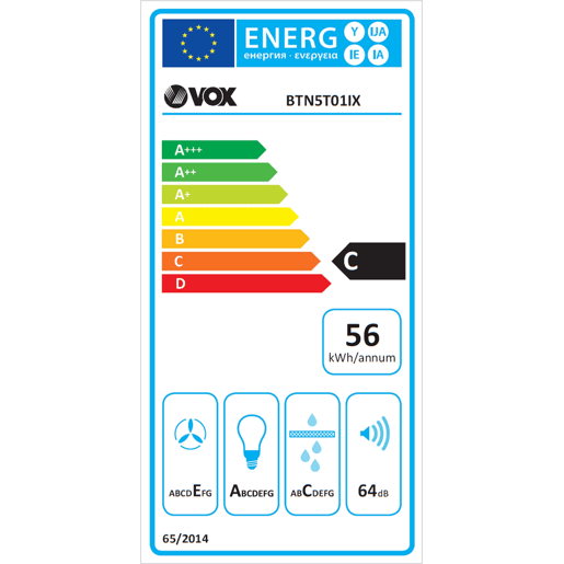 Exaustor grupo filtrante VOX BTN5T01IX