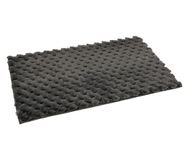 Alfombra baño wabe 60x100cm color antracita