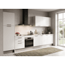 Cozinha ESENCIAL R36_2 reta 3,66m 16mm branco mate