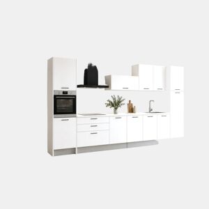 Cozinha ESENCIAL R40 reta 4m 16mm branco mate