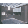 Cozinha ESENCIAL L3030 L 3x3m 16mm cinza claro e nogueira