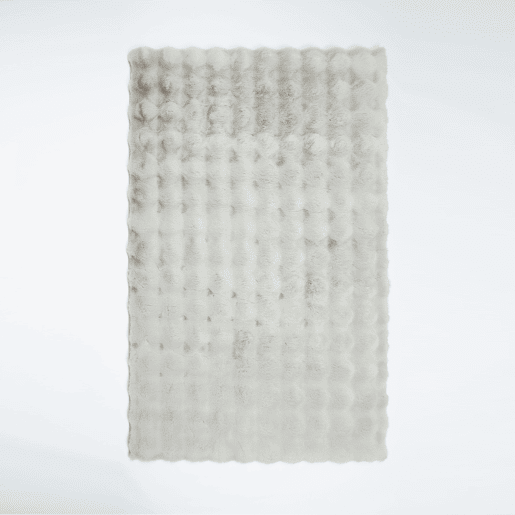 Tapete GAUFRE 160x230cm cor cinza Tapete GAUFRE 160x230cm cor cinza