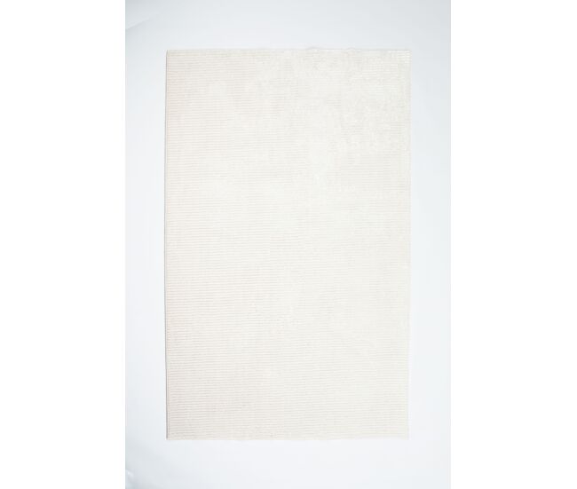 Alfombra shiny 200x300cm color blanco - conforama