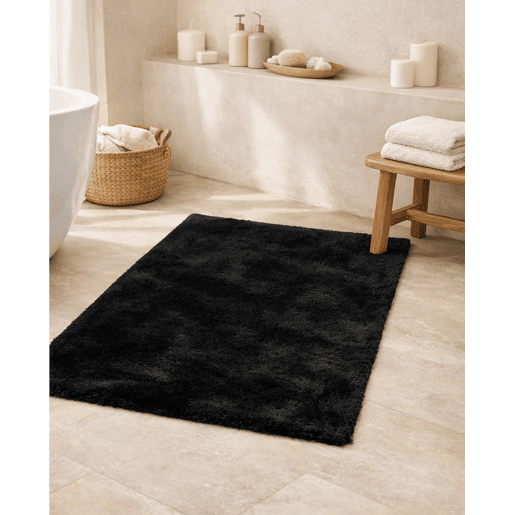 Tapete SHAGGY CARPET 80x150cm cor cinza escuro