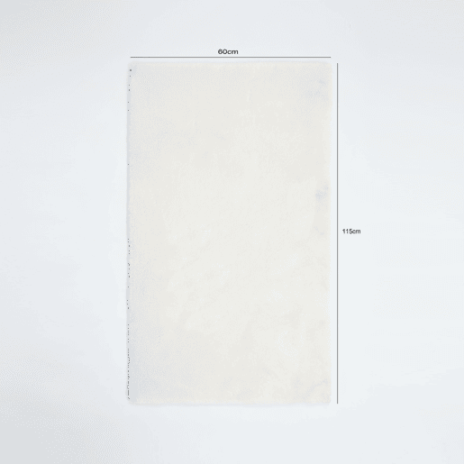 Tapete SHAGGY CARPET 160x230cm cor branco Tapete SHAGGY CARPET 160x230cm cor branco