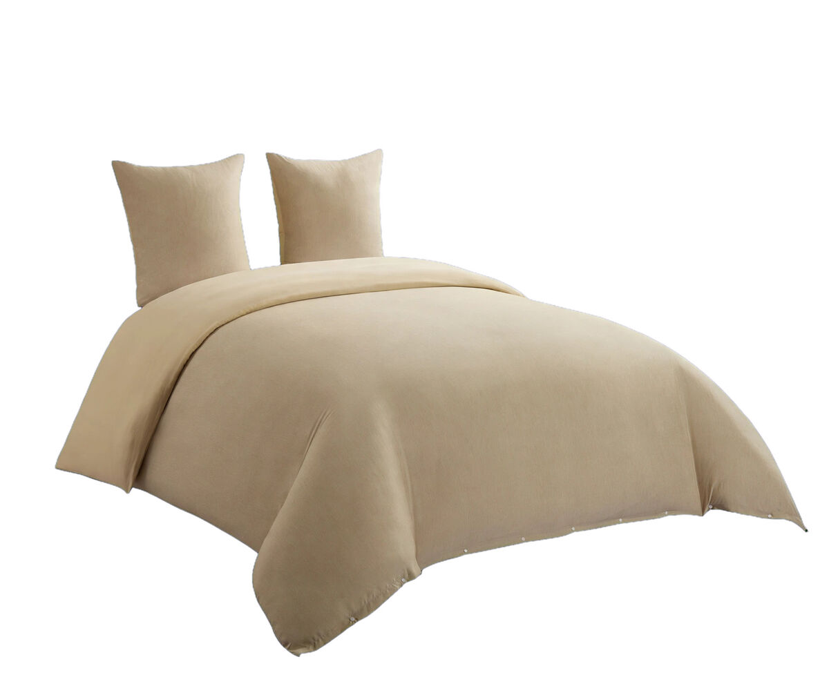 Funda nórdica brisa para cama de 135cm color beige