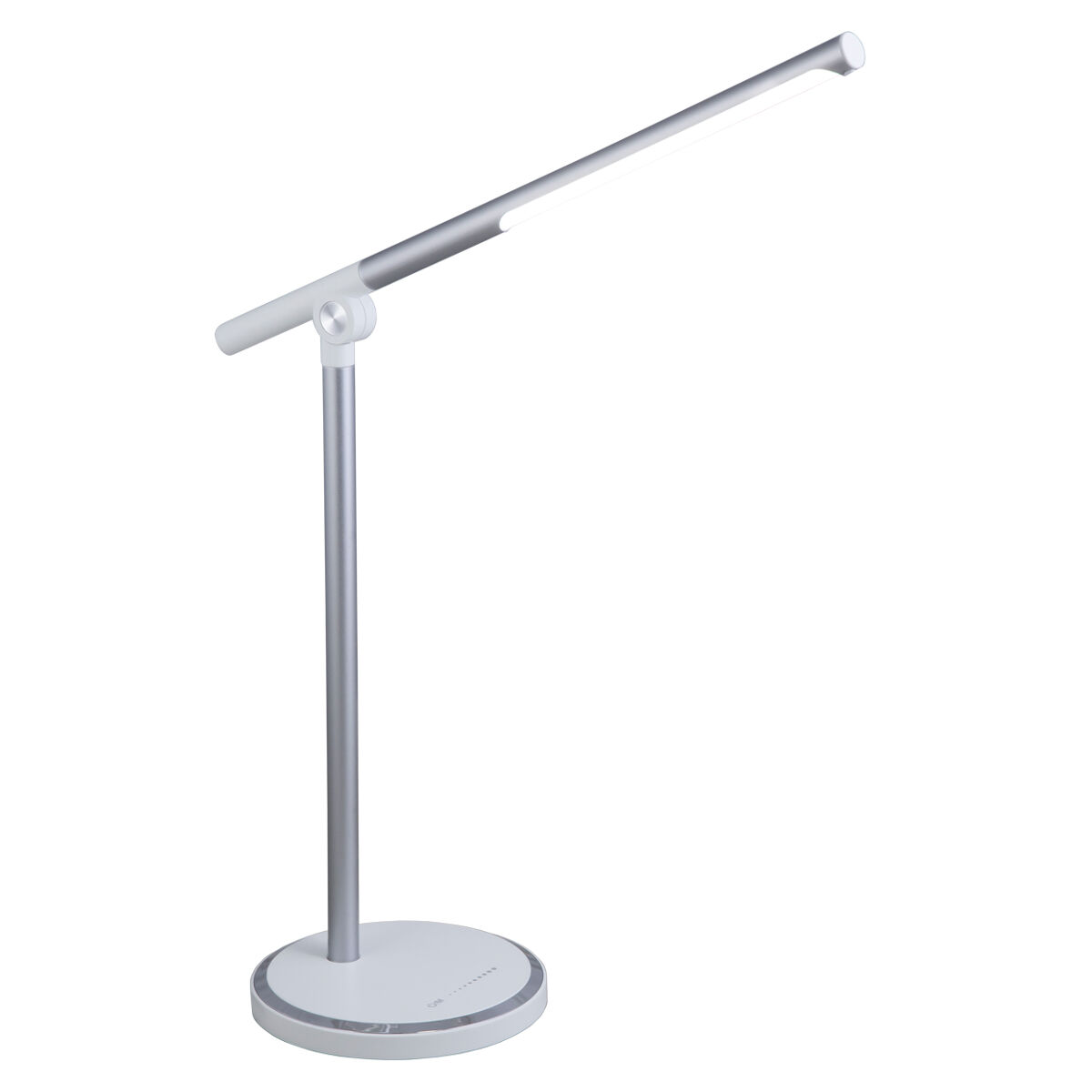 Lámpara de escritorio brus led 12w plata